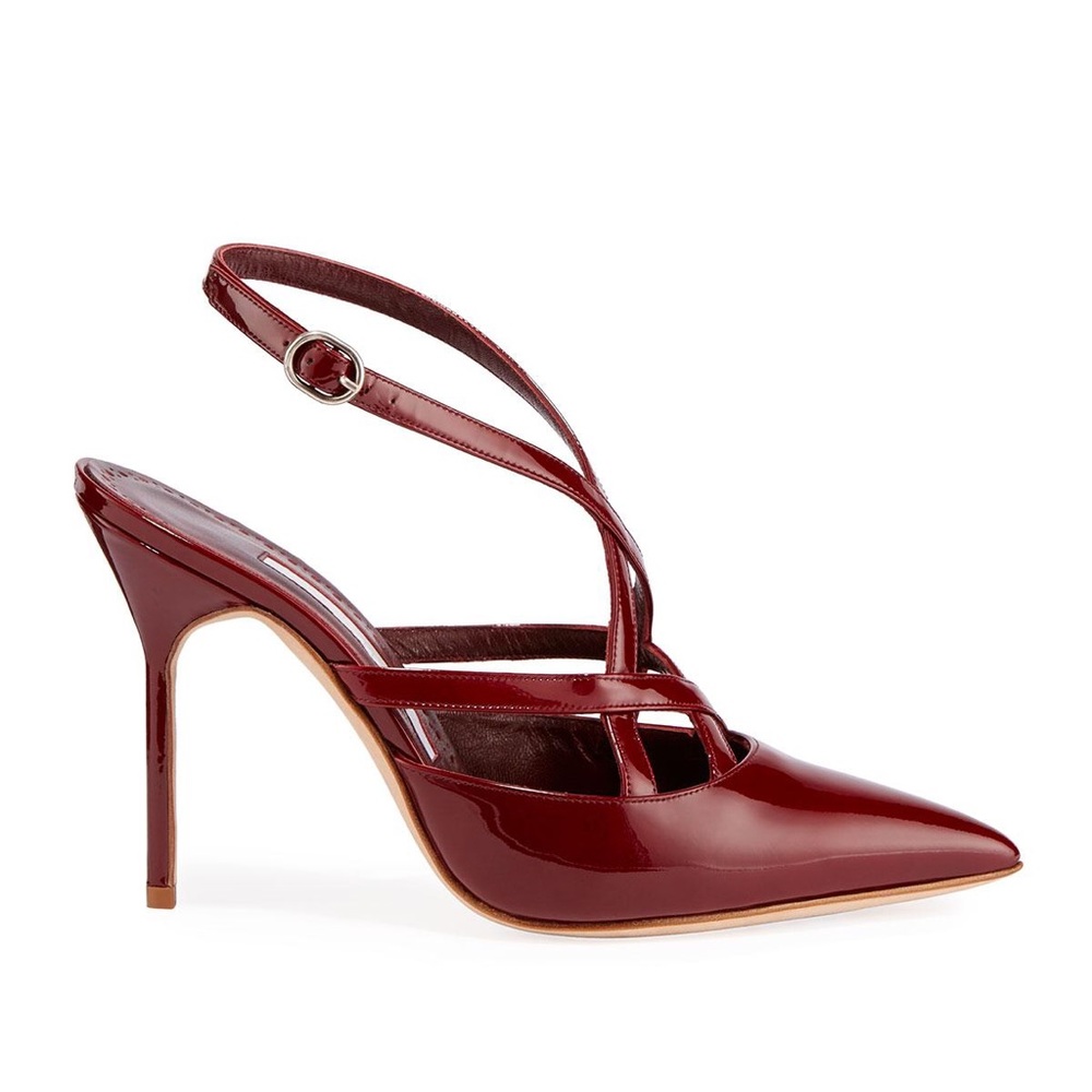*SOLD*Manolo Blahnik Red Pumps - Picture 1 of 11
